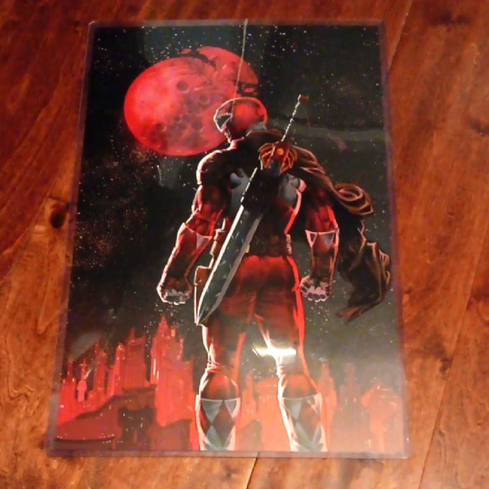 Mighty Morphin Power Rangers The Return Red Moon Last Ronin Homage 11 X 17 Print
